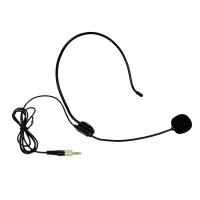 Kablosuz Mikrofonlar İçin Yedek Siyah Headset Kafa Mikrofonu-3.5 mm Yüzüklü WH-5